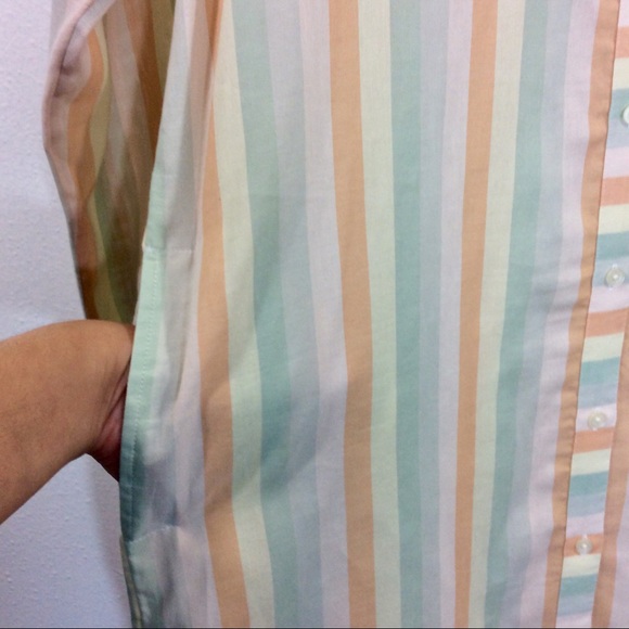 Madewell Tunic Shirtdress Rainbow Stripe XS - Picture 9 of 13